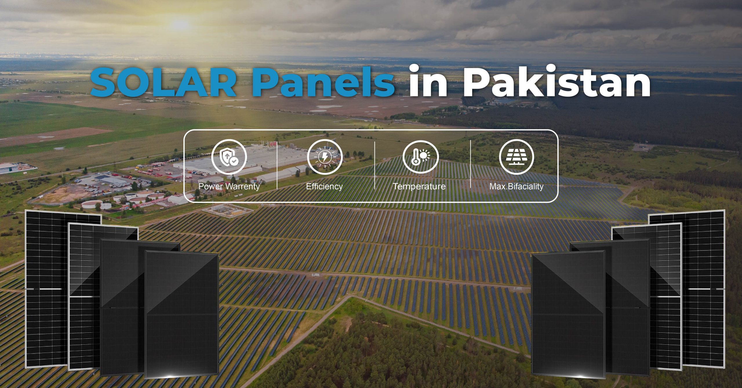 Feature image showing best high-efficiency solar panels in Pakistan
